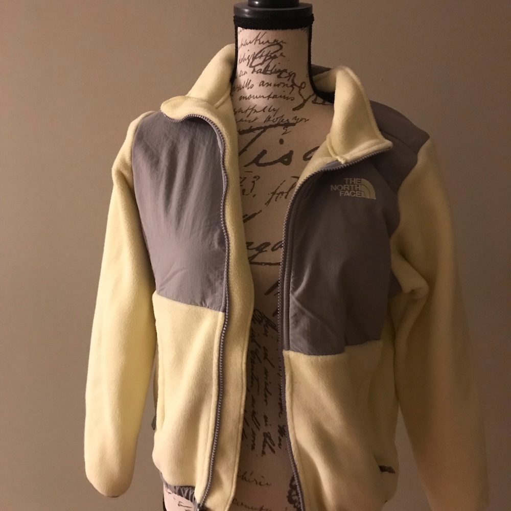 Yellow girls north face